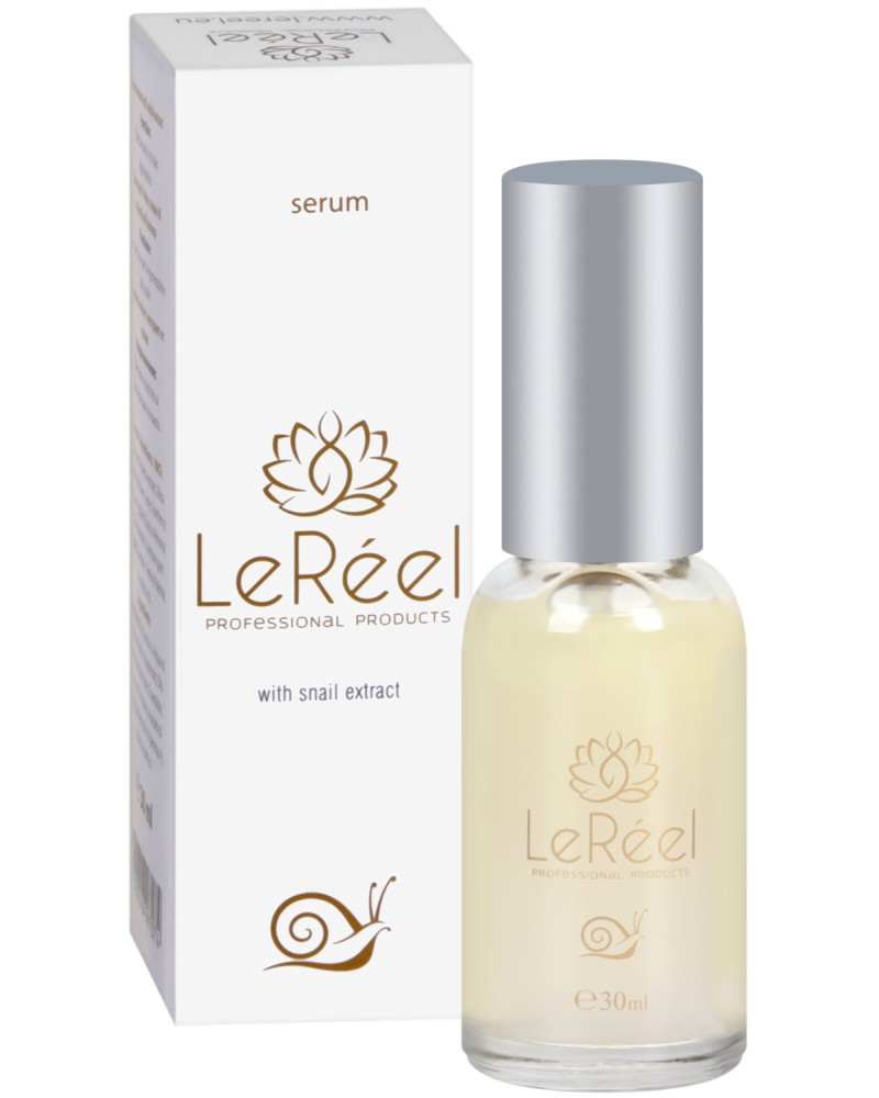 LeReel Serum with Snail Extract - Серум за лице с екстракт от охлюви - серум