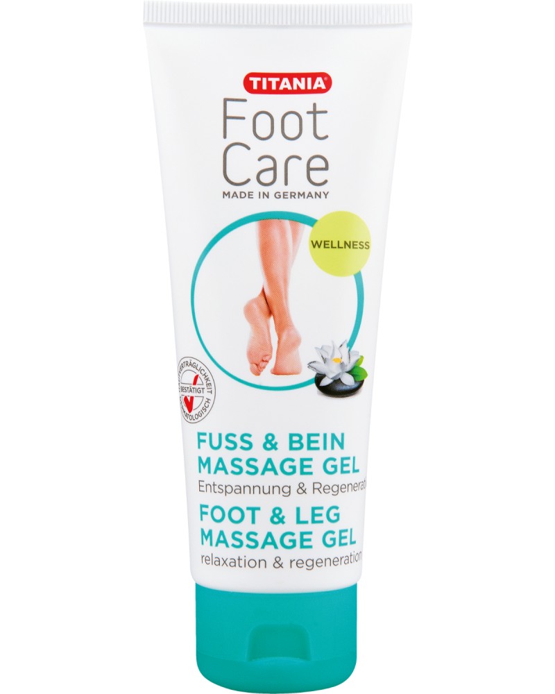 Titania Foot Care Foot & Leg Massage Gel -         "Foot Care" - 