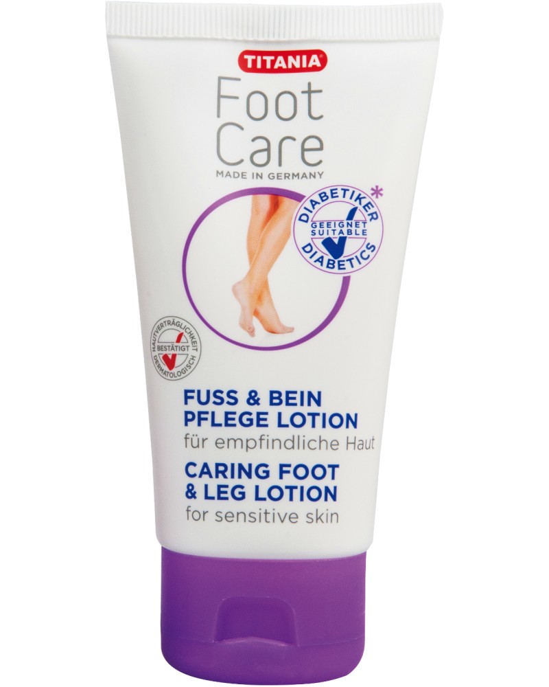 Titania Foot Care Caring Foot & Leg Lotion -            "Foot Care" - 