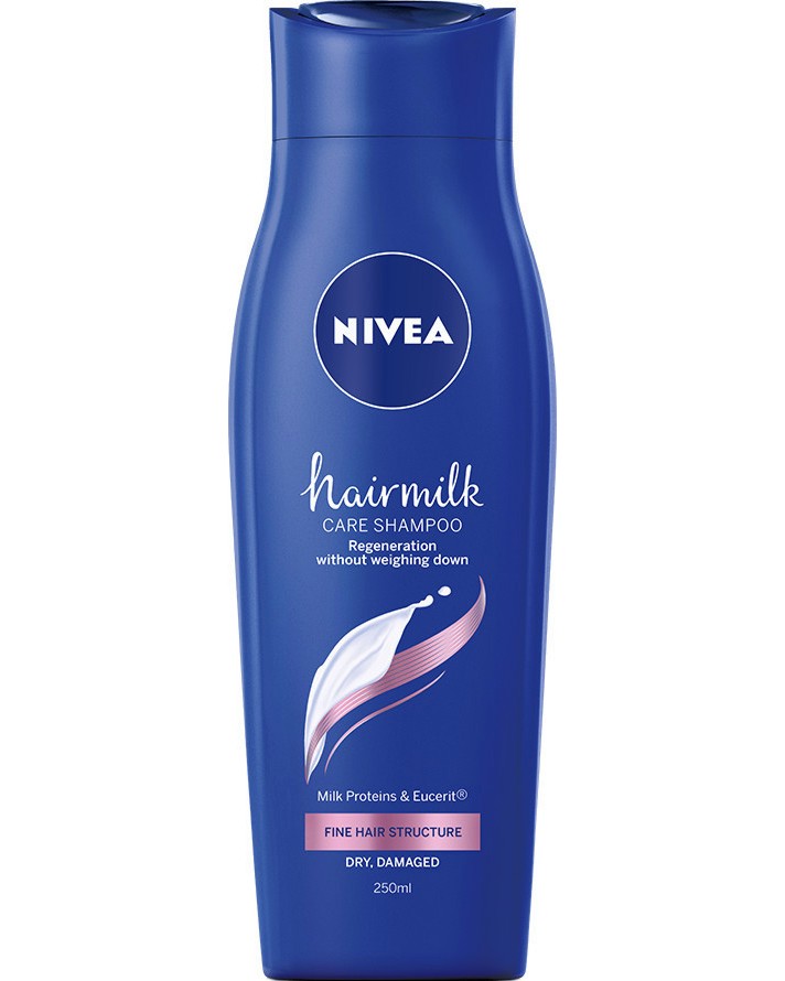 Nivea Hairmilk Fine Hair Structure Care Shampoo - ������������� ������� �� ���� � ����� ��������� �� ������� "Hairmilk" - �������