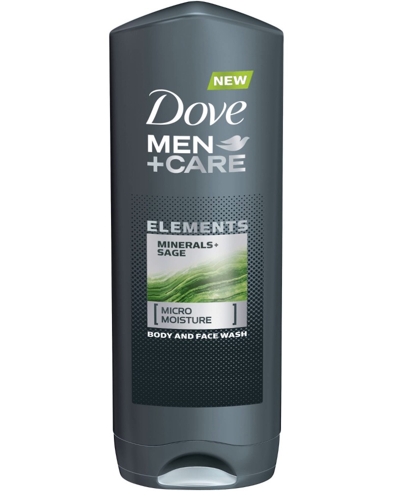 Dove Men+Care Elements Minerals + Sage Body & Face Wash -            "Men+Care Elements" -  
