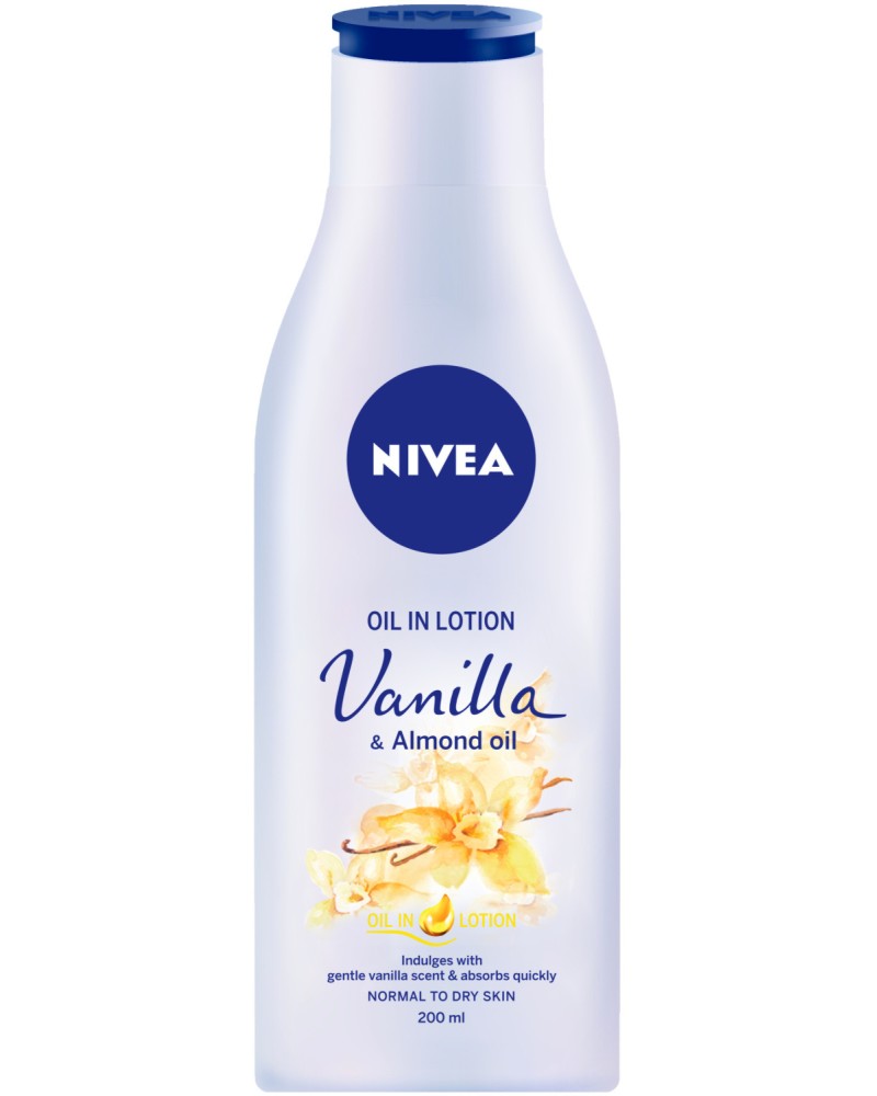Nivea Vanilla & Almond Oil Body Lotion -            - 