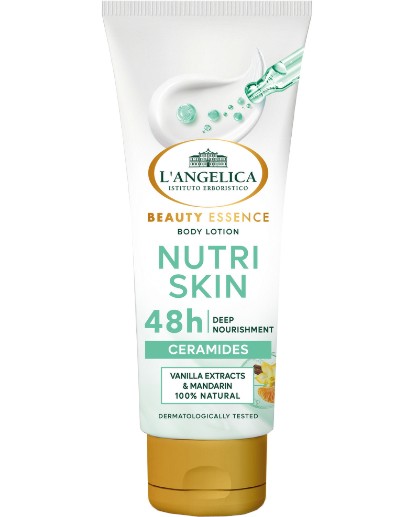 L'Angelica Beauty Essence Nutri Skin Body Lotion L'Angelica Beauty Essence Nutri Skin Body Lotion - Лосион за тяло за тяло със серамиди от серията Beauty Essence - лосион