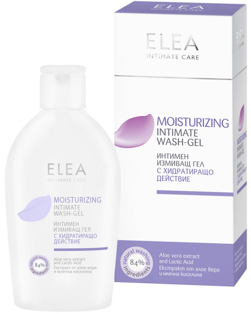 Elea Intimate Care Moisturizing Wash-Gel Elea Intimate Care Moisturizing Wash-Gel - Интимен измиващ гел с алое вера - продукт