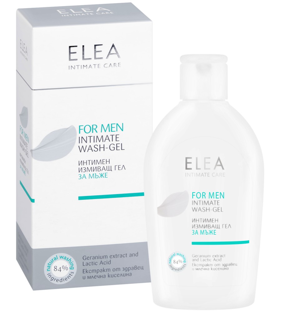 Elea Intimate Care For Men Wash Gel Elea Intimate Care For Men Wash Gel - Интимен измиващ гел за мъже - гел