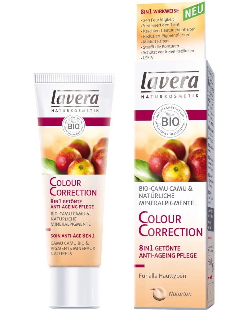 Lavera Colour Correction 8 in 1 Anti-Ageing - SPF 6 - CC  8  1   - 