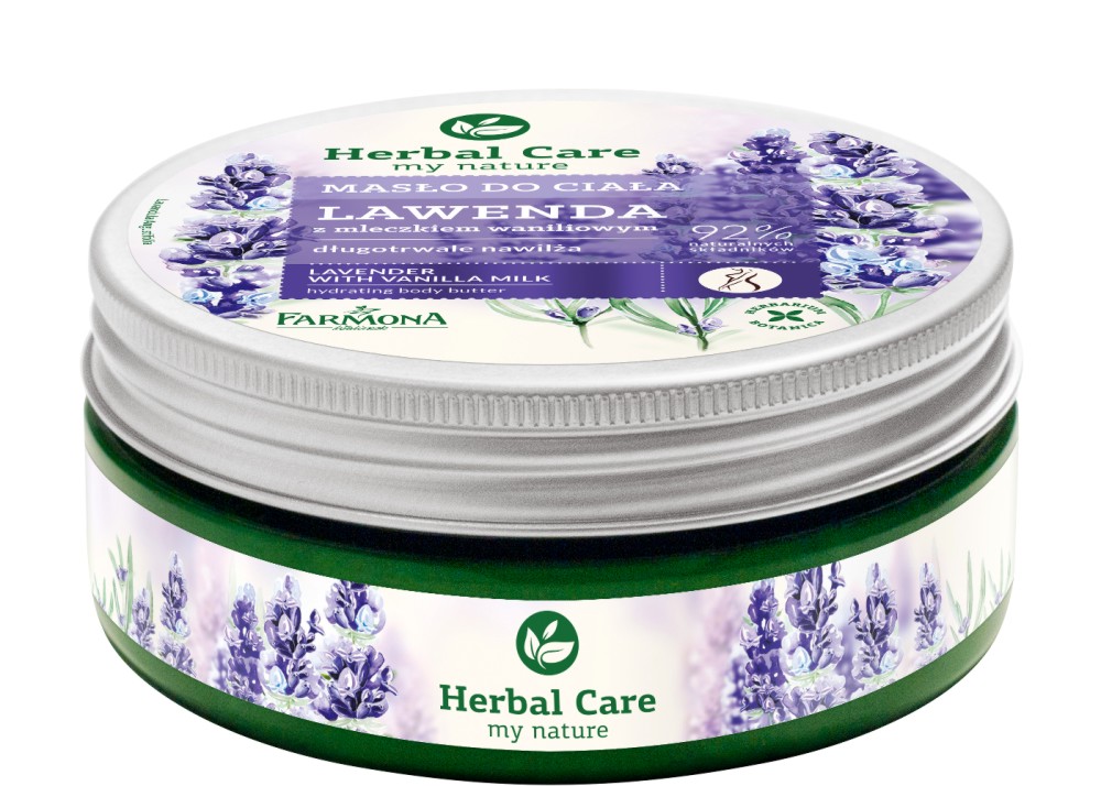 Farmona Herbal Care Lavender with Vanilla Milk Hydrating Body Butter - ����������� ����� �� ���� �� ������� "Herbal Care" - �����