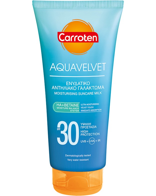 Carroten Aquavelvet Moisturising Suncare Milk SPF 30 -     "Aquavelvet" - 