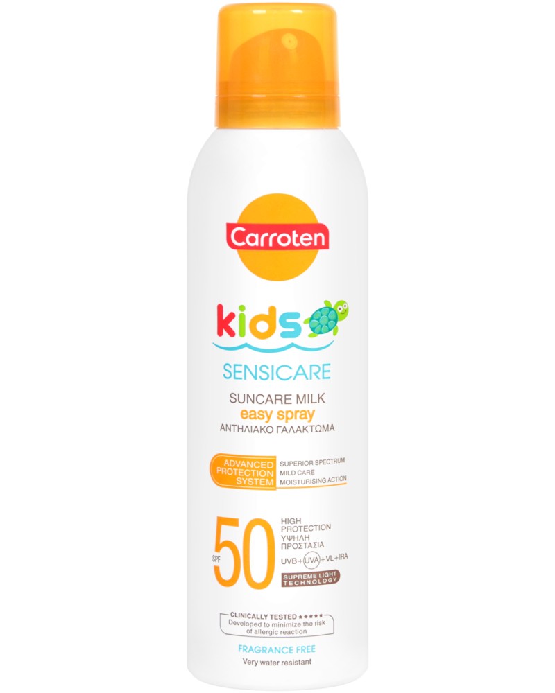 Carroten Kids Easy Spray Suncare Milk - SPF 50 -      - 