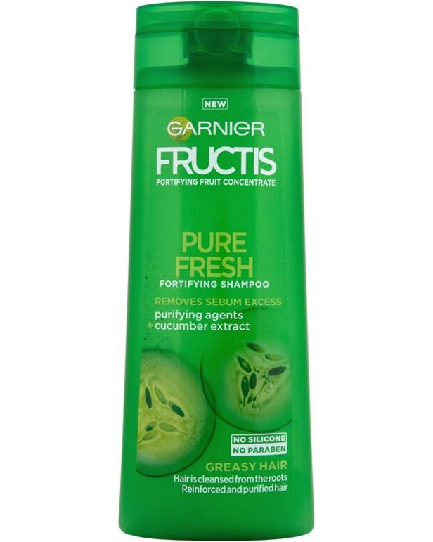 Garnier Fructis Pure Fresh Shampoo -         - 