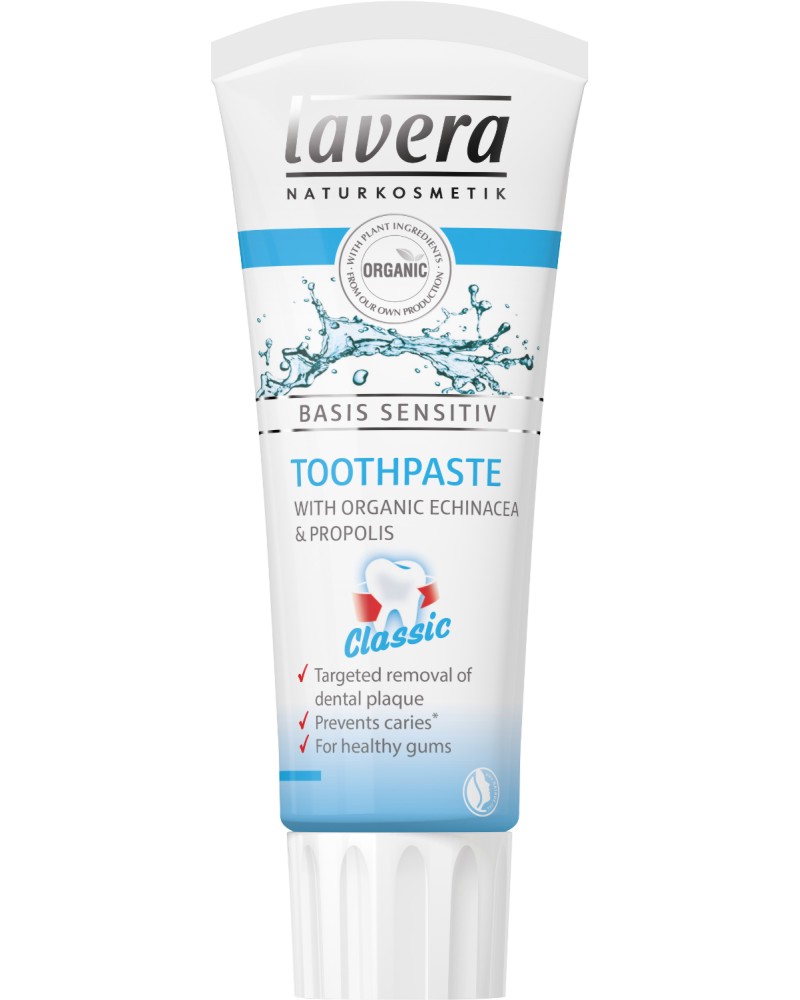 Lavera Basis Sensitiv Toothpaste Classic -             "Basis Sensitiv" -   