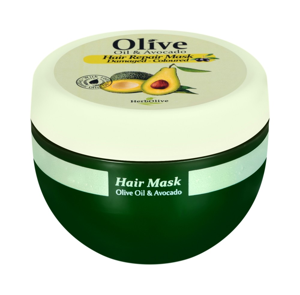 HerbOlive Hair Repair Mask Olive Oil & Avocado -           - 