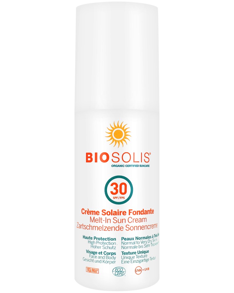 Biosolis Melt-In Sun Cream SPF 30 -         - 