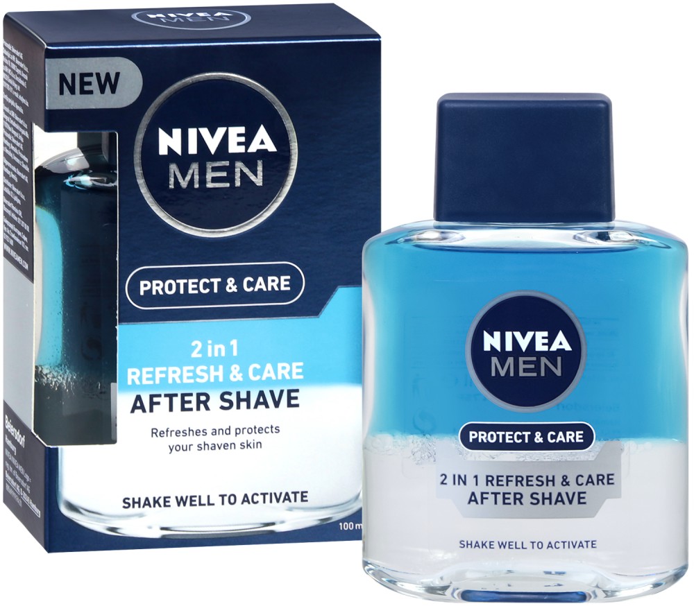 Nivea Men Protect & Care 2 in 1 Refresh & Care After Shave - �������� ������ �� ���� �������� �� ������� Protect & Care - ������
