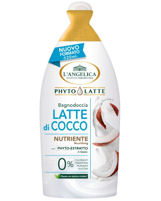 L'Angelica Phyto Latte Coconut Milk Bath & Shower Gel -       2  1      Phyto Latte -  