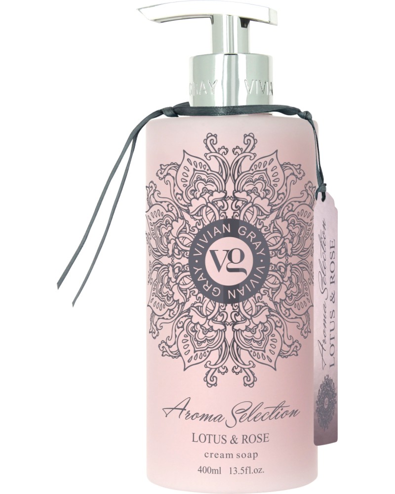 Vivian Gray Aroma Selection Lotus & Rose Cream Soap -           Lotus & Rose - 