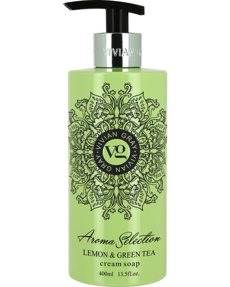 Vivian Gray Aroma Selection Lemon & Green Tea Cream Soap -              "Aroma Selection" - 