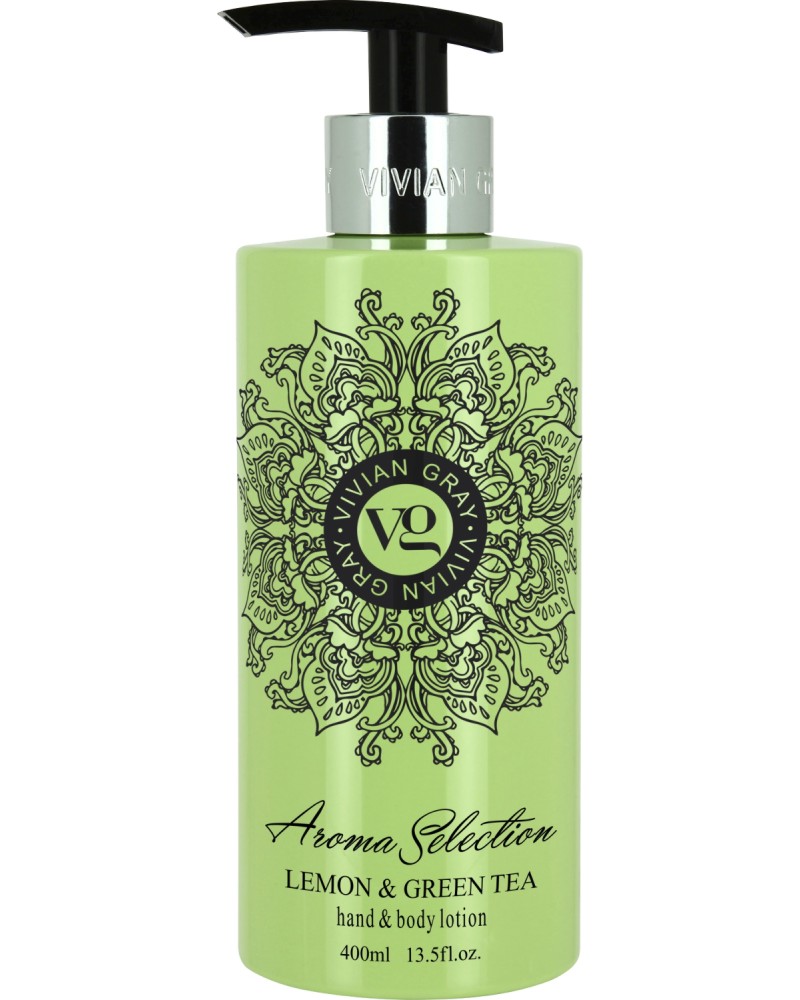Vivian Gray Aroma Selection Lemon & Green Tea Hand & Body Lotion -               "Aroma Selection" - 