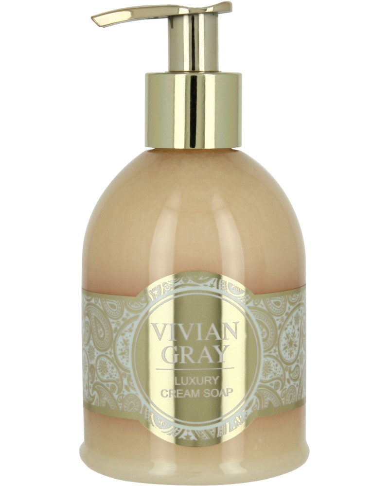 Vivian Gray Romance Vanilla & Patchouli Luxury Cream Soap -             "Romance Vanilla & Patchouli" - 