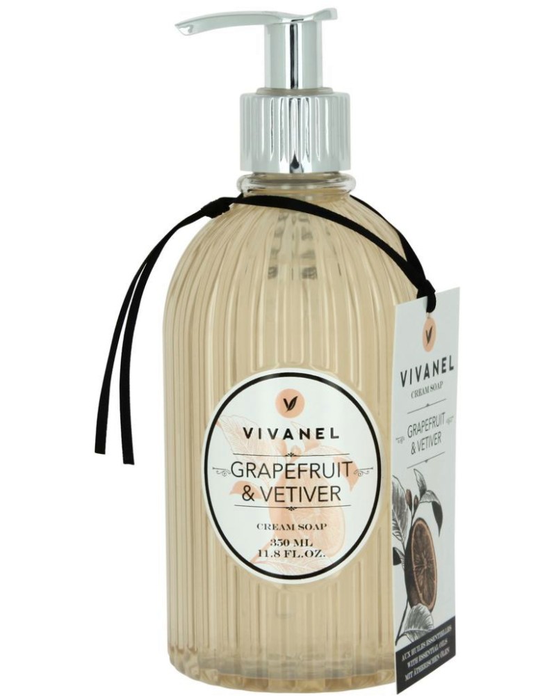 Vivian Gray Vivanel Grapefruit & Vetiver Cream Soap -           Vivanel - 
