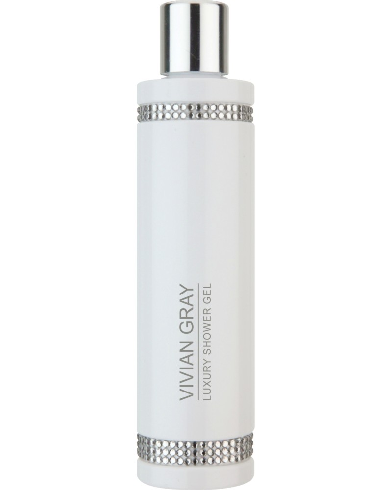 Vivian Gray White Crystals Luxury Shower Gel -      Crystals -  