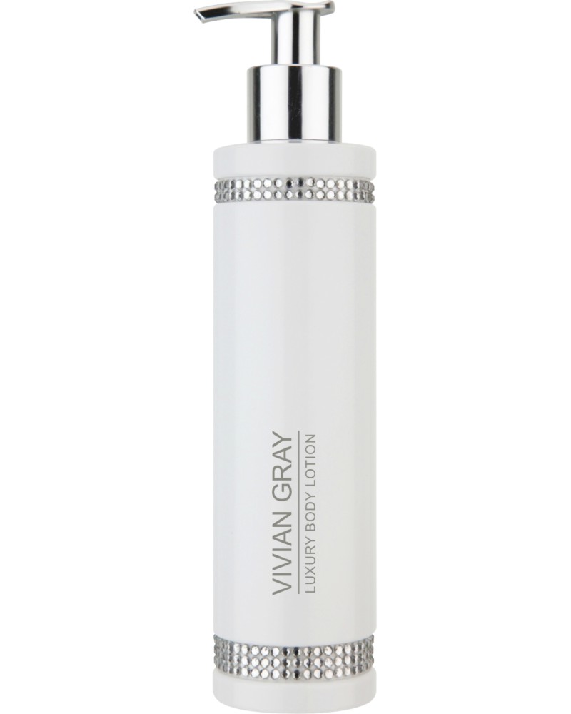 Vivian Gray White Crystals Luxury Body Lotion -      Crystals - 