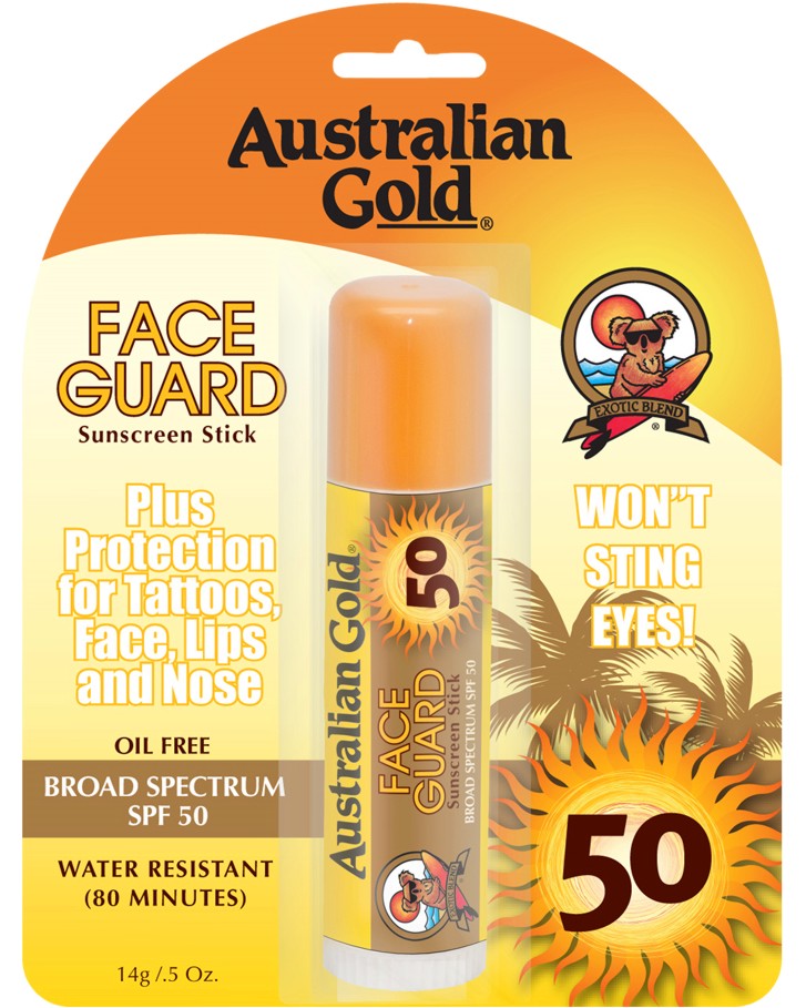 Australian Gold Face Guard Sunscreen Stick SPF 50 -    , ,    - 