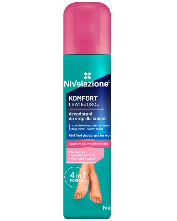 Farmona Nivelazione Comfort And Freshness 4 In 1 Foot Deodorant For Women -     4  1         "Nivelazione" - 