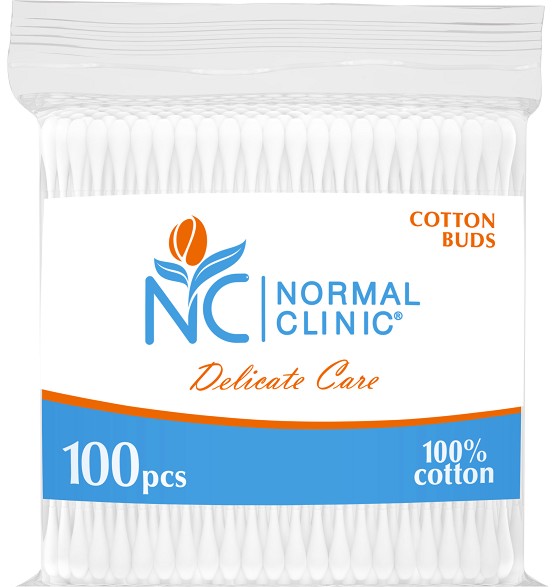 Normal Clinic Delicate Care Cotton Buds -         100 ÷ 300  - 