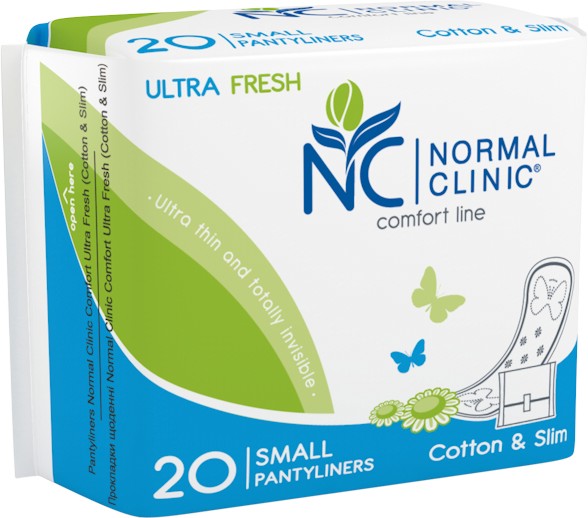 Normal Clinic Fresh Cotton & Slim Small - 20       Comfort Ultra -  