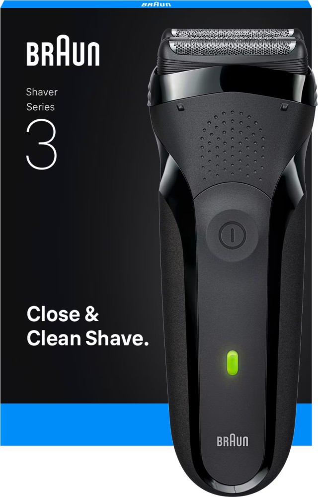 Braun Series 3 300S Shaver Braun Series 3 300S Shaver - Електрическа самобръсначка за мъже - самобръсначка