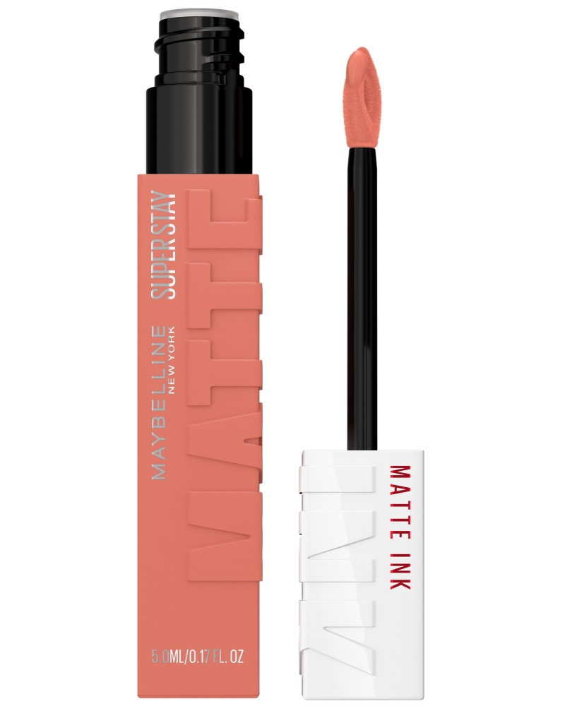 Maybelline SuperStay Matte Ink Maybelline SuperStay Matte Ink - Течно червило с матов ефект от серията SuperStay - червило