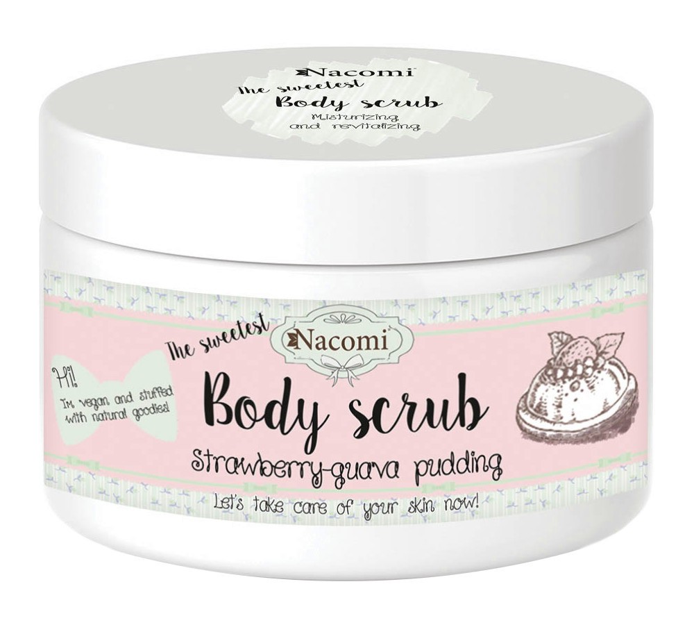 Nacomi Body Scrub Strawberry-Guava Pudding - ������� ����� �� ���� � ������ �� ������ � ����� � ����� - �������