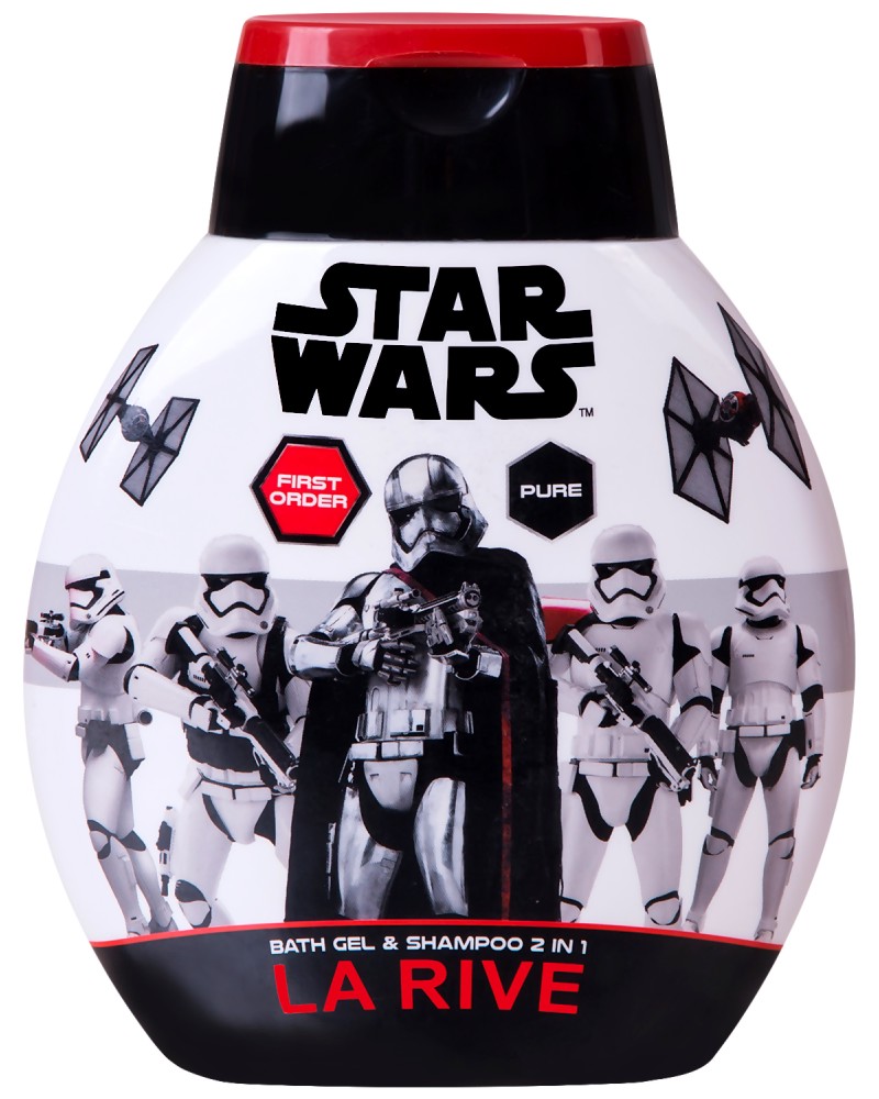 La Rive Star Wars First Order Bath Gel & Shampoo 2 in 1 - ��� ��� � ������� �� ���� 2 � 1 �� ������� "Star Wars" - �������