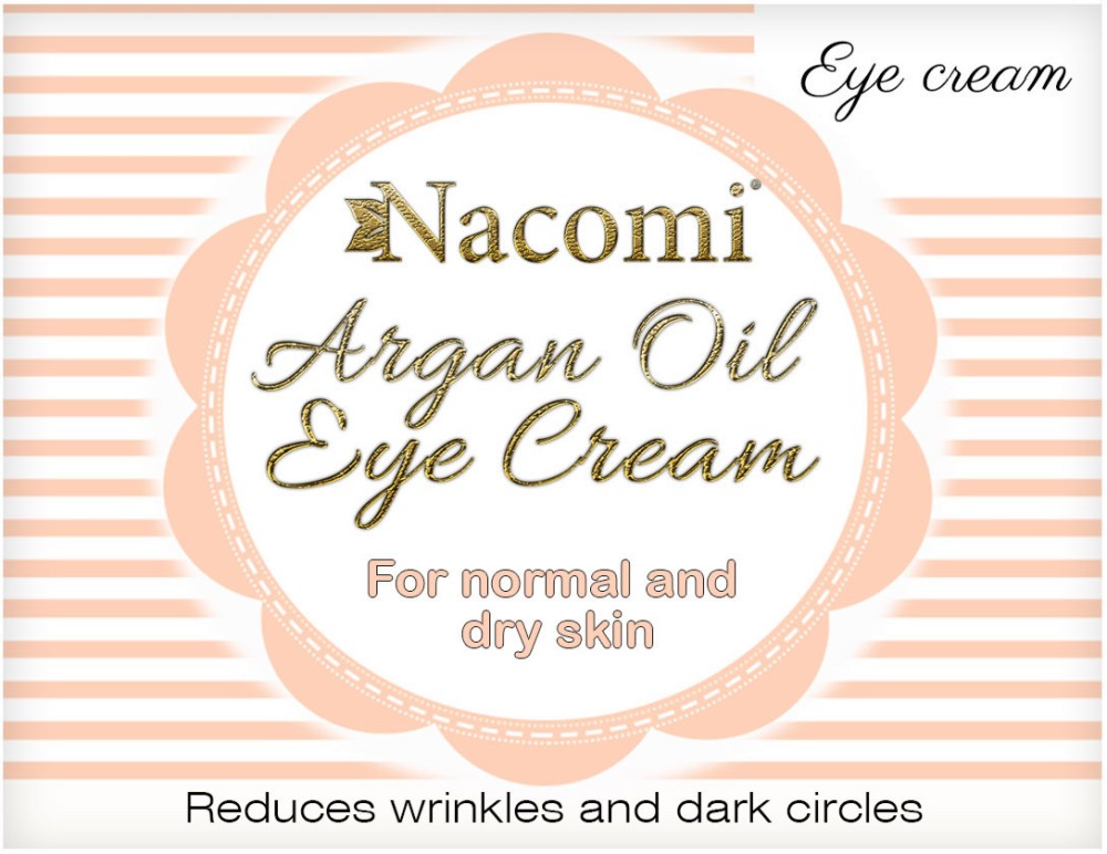 Nacomi Argan Oil Eye Cream -          - 