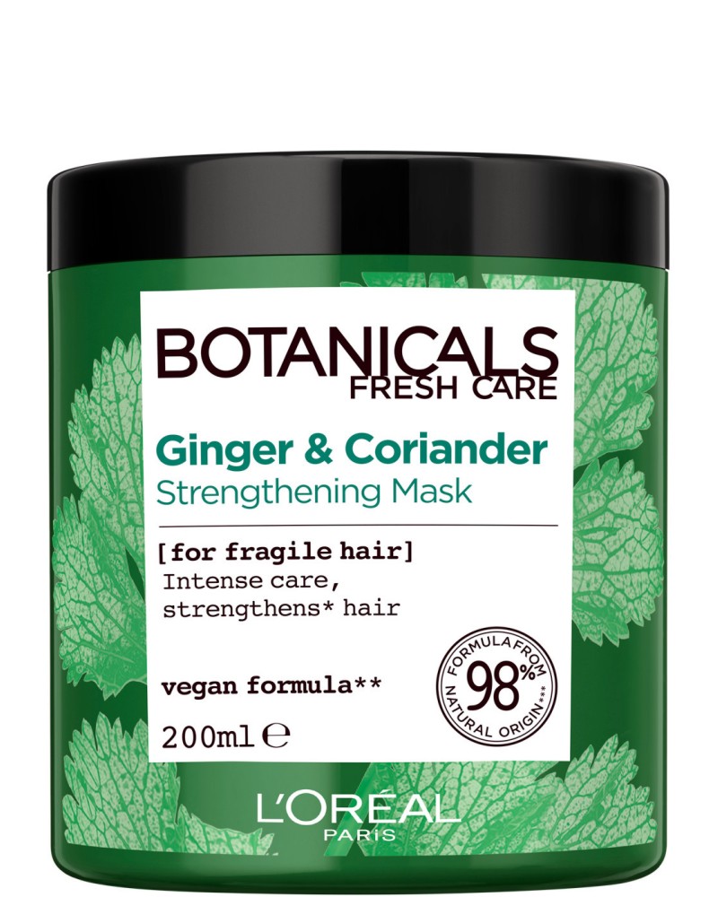 LOreal Botanicals Ginger & Coriander Strengthening Mask -          "Botanicals - Ginger & Coriander" - 