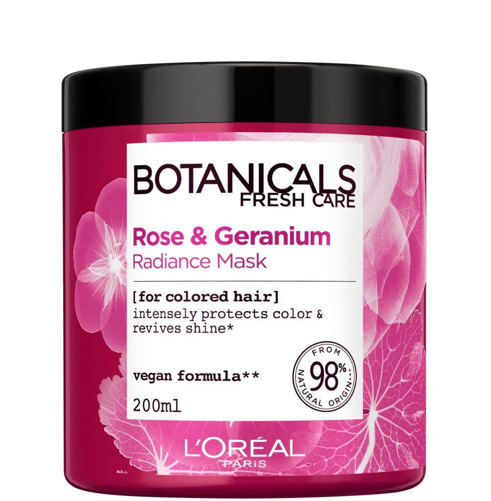 LOreal Botanicals Rose & Geranium Radiance Mask -           "Botanicals - Rose & Geranium" - 