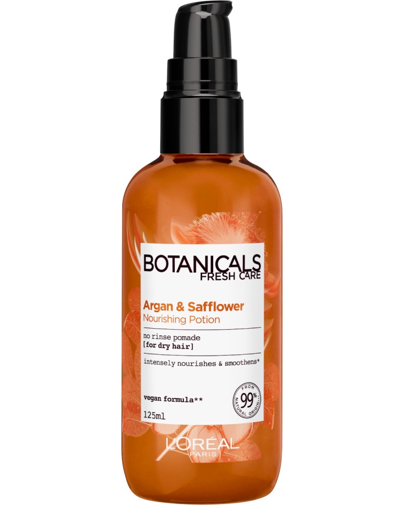 LOreal Botanicals Argan & Safflower Nourishing Potion No Rinse Pomade -           "Botanicals - Argan & Safflower" - 