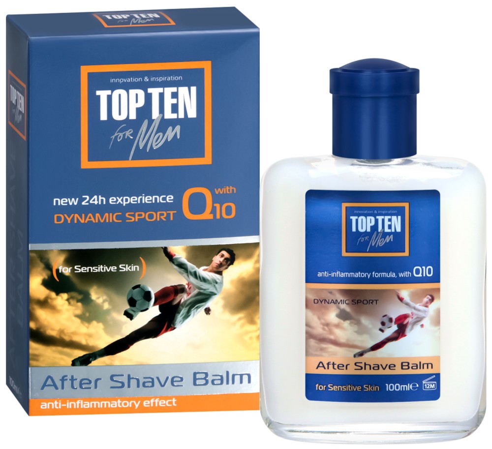 Top Ten Dynamic Sport Q10 After Shave Balm -      - 