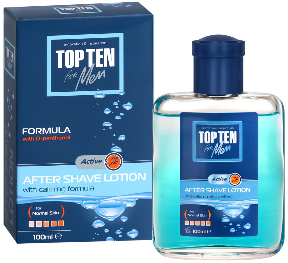 Top Ten Active After Shave Lotion -        - 