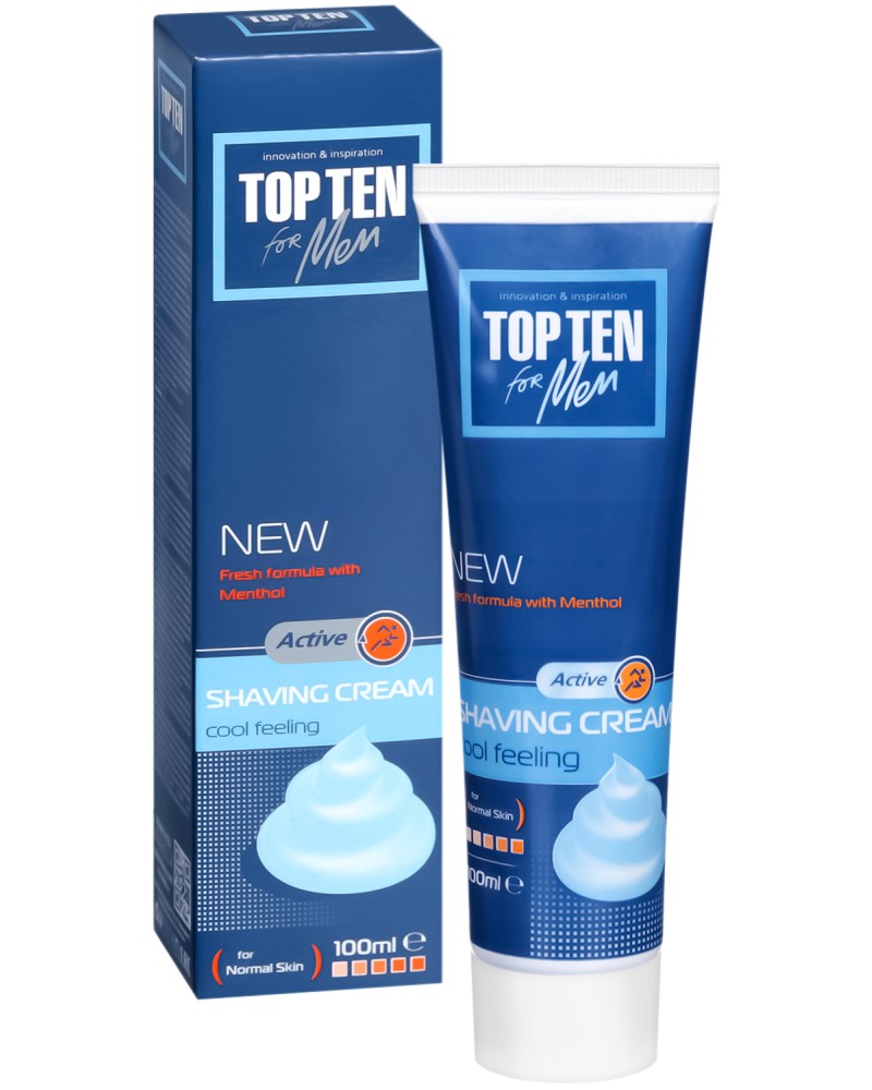 Top Ten Active Shaving Cream -       - 