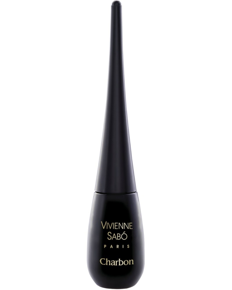 Vivienne Sabo Charbon Liquid Eyeliner Vivienne Sabo Charbon Liquid Eyeliner - Течна очна линия с дълготраен ефект - очна линия