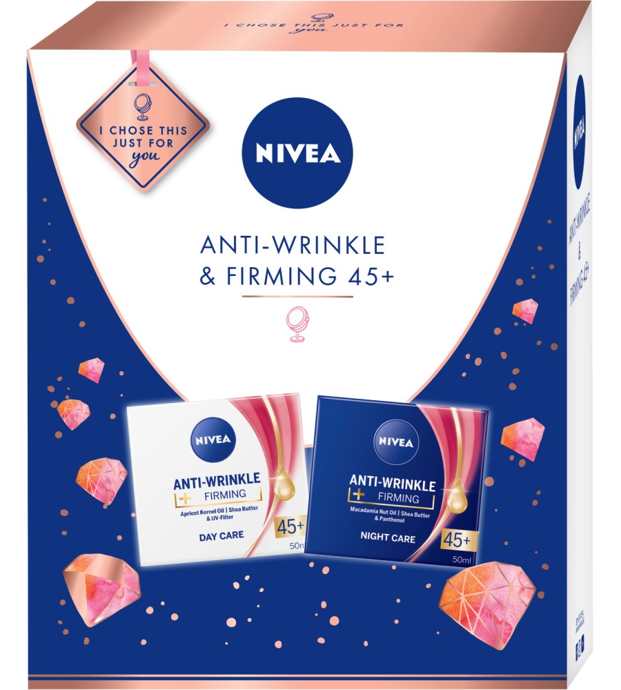   Nivea Anti-Wrinkle + Firming 45+ -         Anti-Wrinkle+ - 