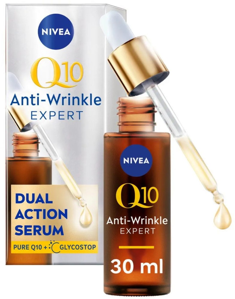 Nivea Q10 Anti-Wrinkle Expert Dual Action Serum -         Q10 - 