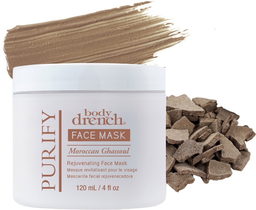 Body Drench Purify Face Mask Moroccan Ghassoul -         - 