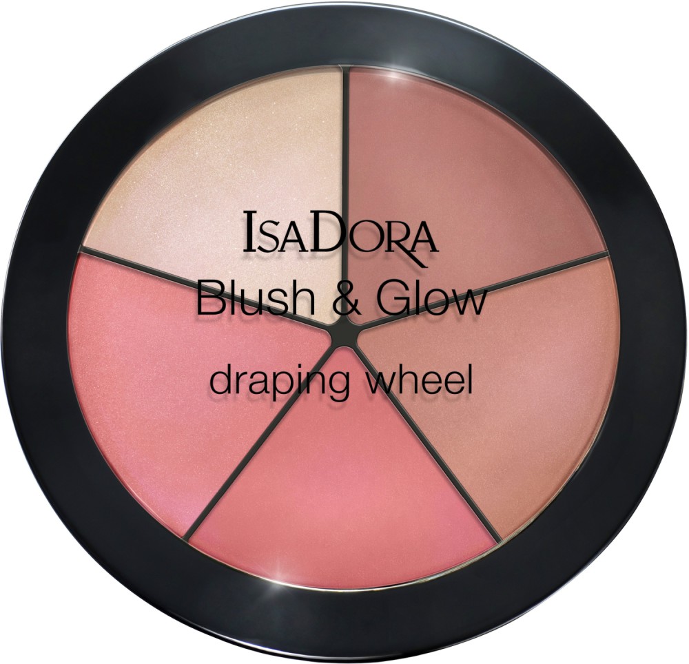 IsaDora Blush & Glow Draping Wheel - ������� ������� �� ����������� �� ���� � 4 ���� � ��������� - �������