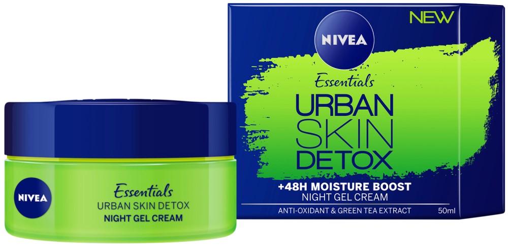 Nivea Urban Skin Detox Night Gel Cream -   -   - 