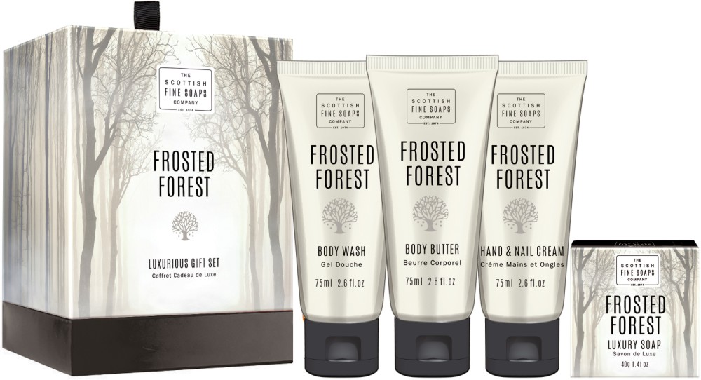 Scottish Fine Soaps Frosted Forest Luxurious Gift Set -        - 