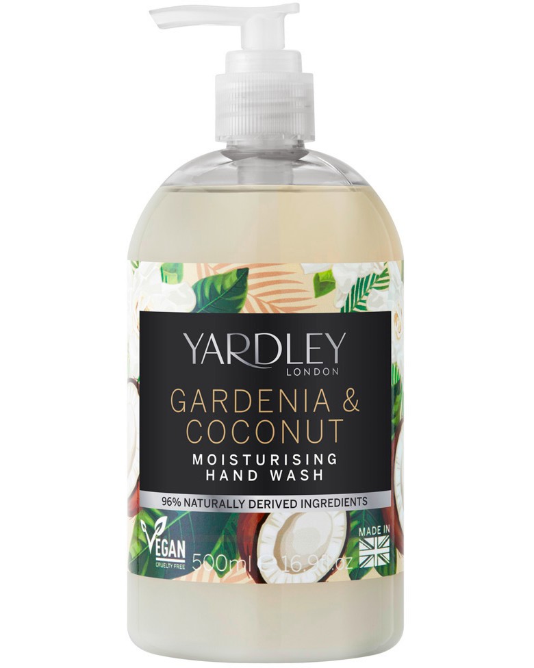 Yardley Gardenia & Coconut Moisturising Hand Wash -         - 