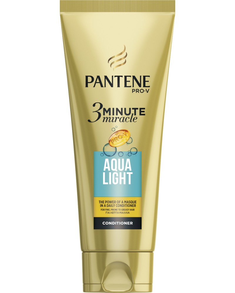 Pantene 3 Minute Miracle Aqua Light Conditioner -           3 Minute Miracle - 